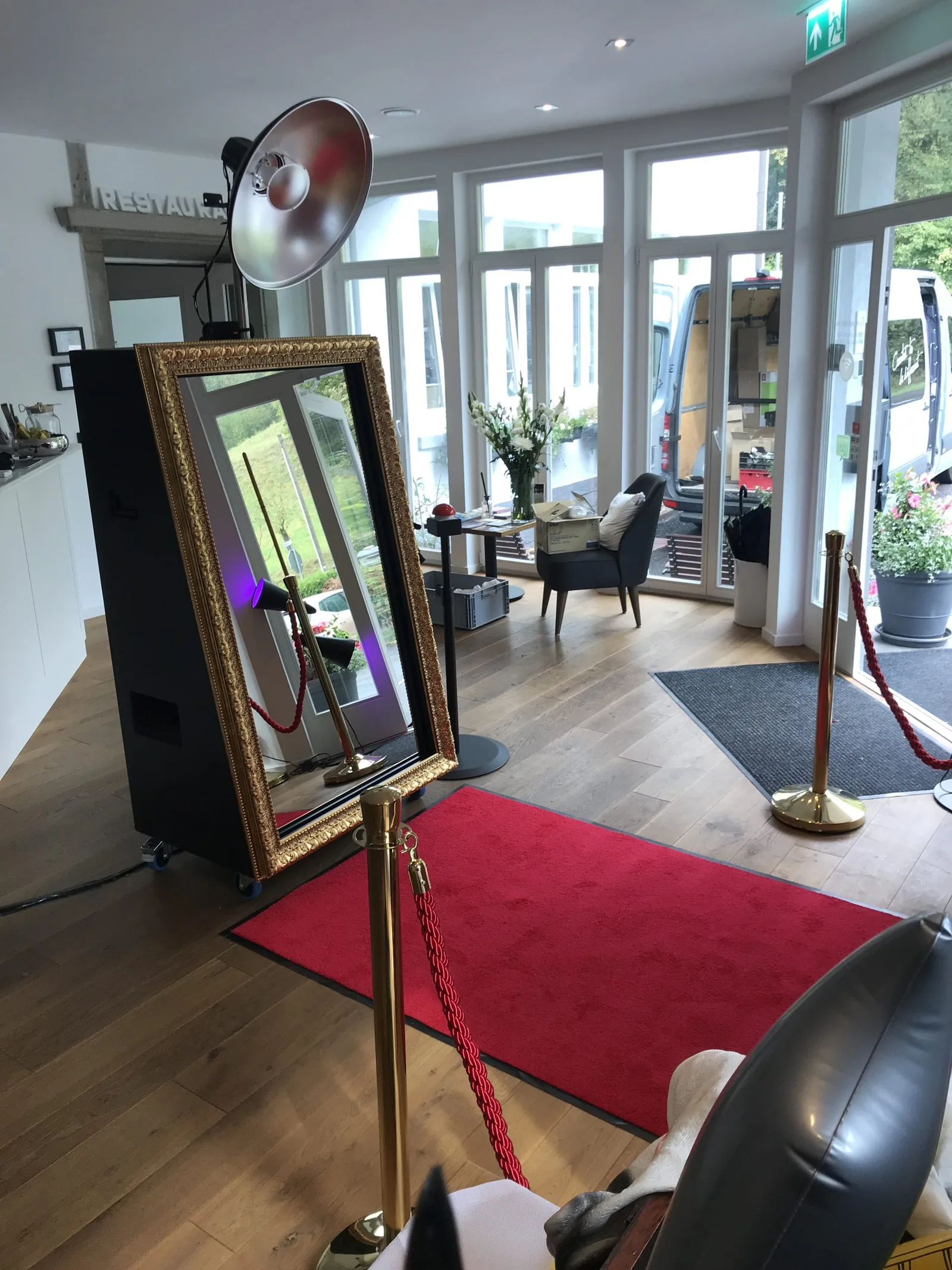Fotobox bei einer Veranstaltung