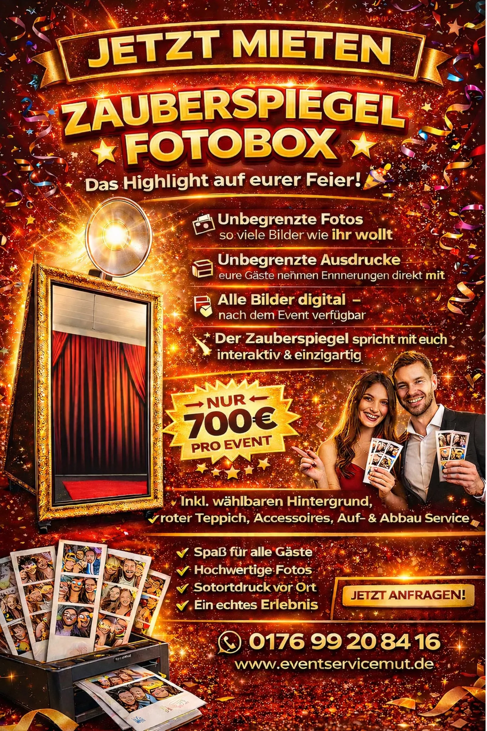 Zauberspiegel Fotobox