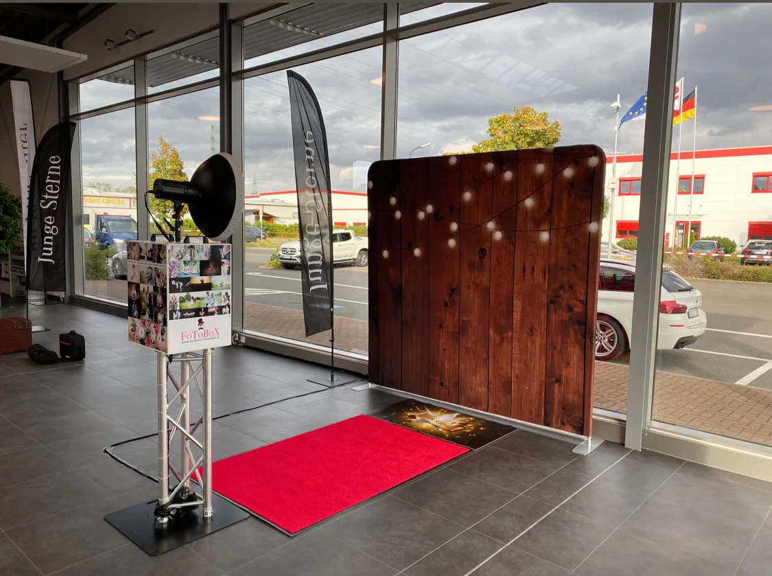 Fotobox bei einer Veranstaltung